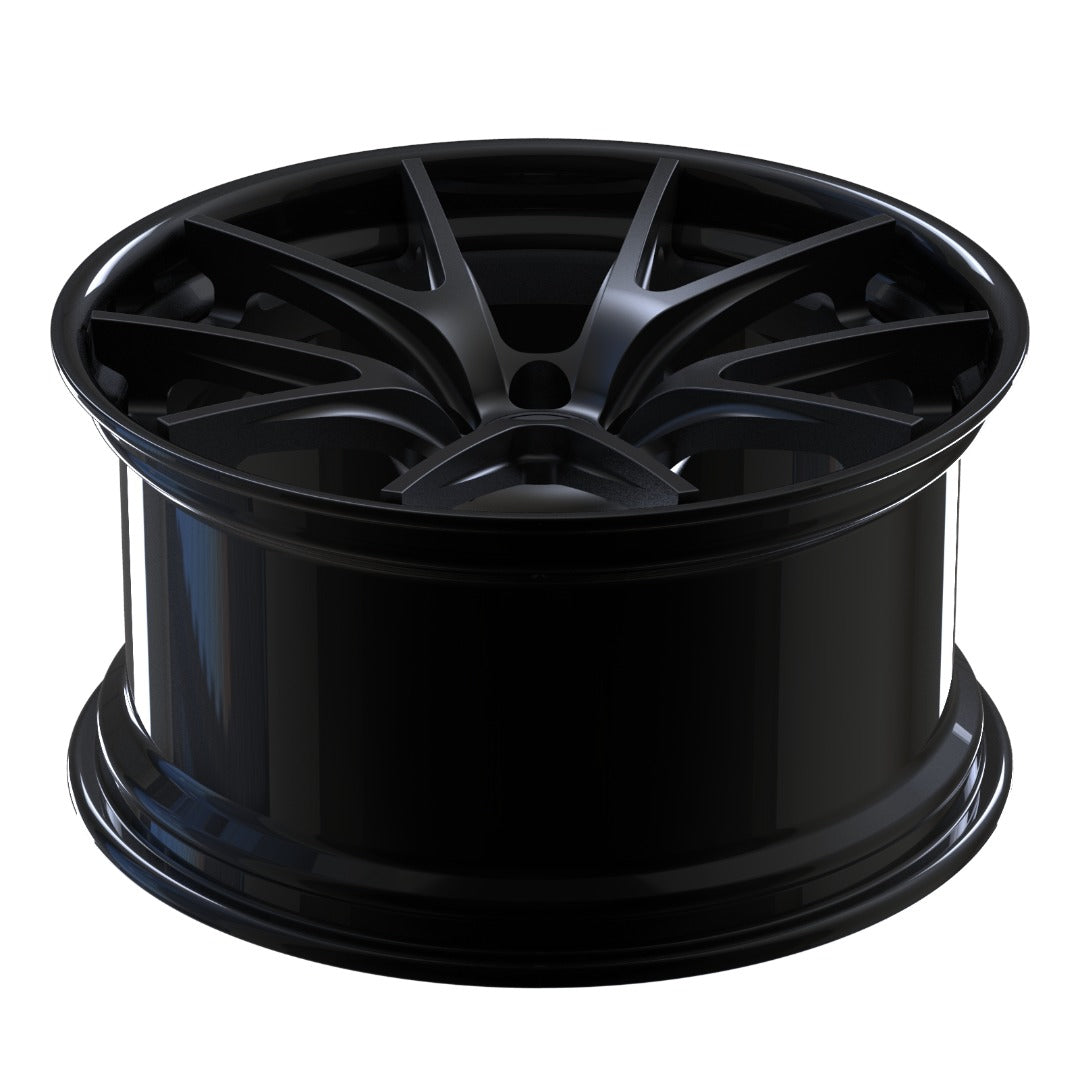 Tesla Model 3 6AD x Electrovogue Aerospace Two Piece 4x 20" Forged Alloy Wheels / Black