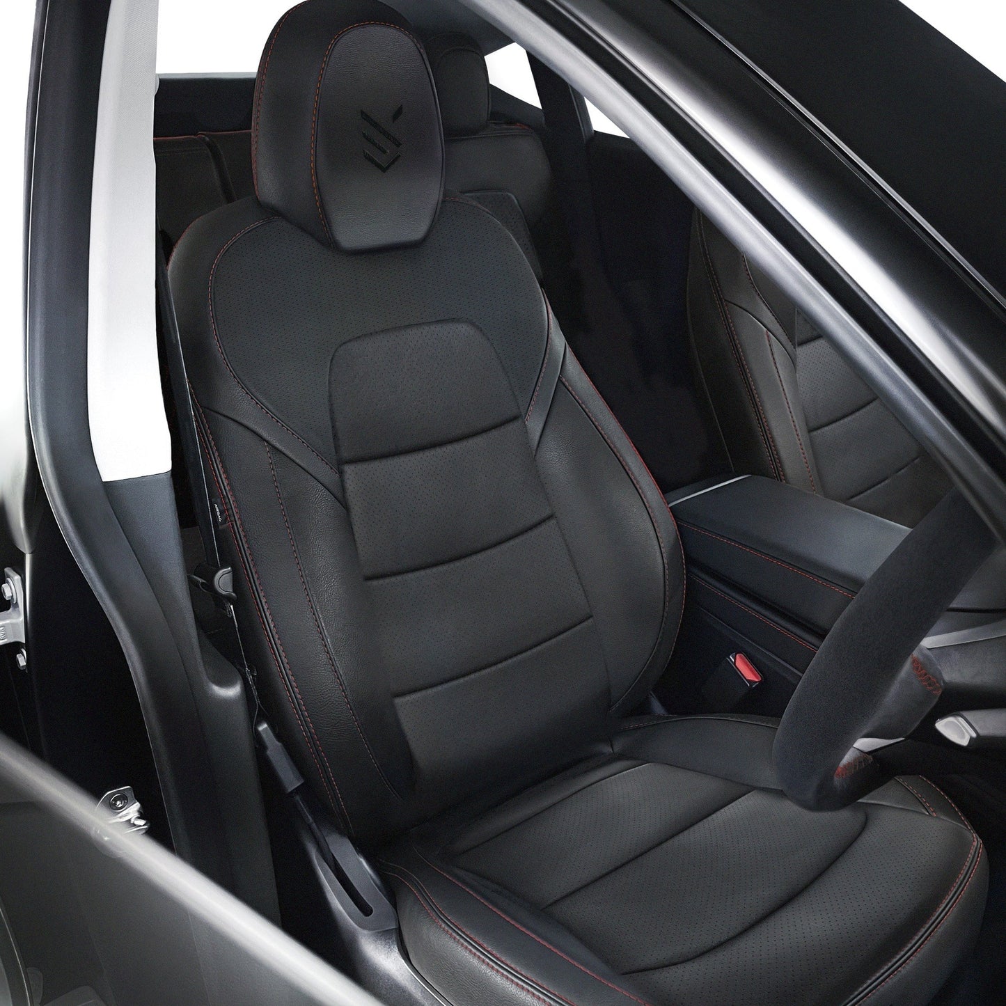 Leather Look Anthracite / Perforated Anthracite - Electrovogue