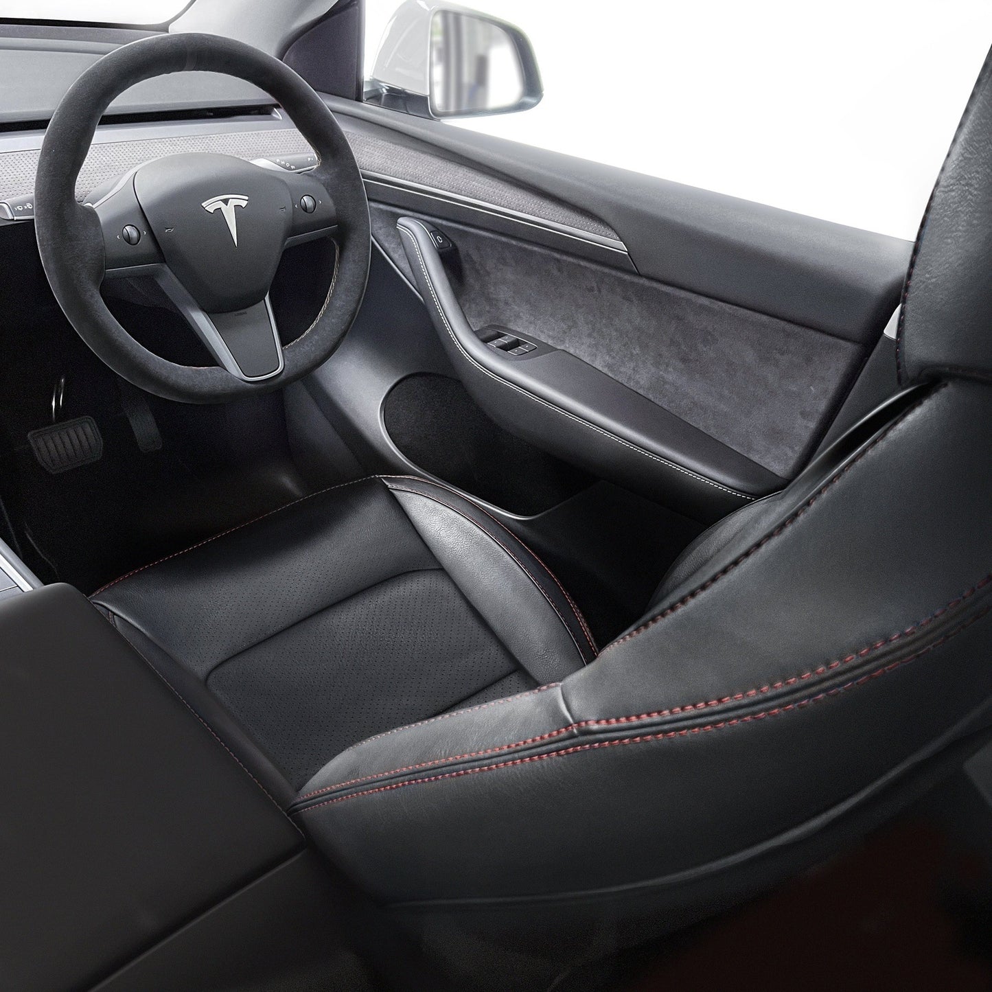 Leather Look Anthracite / Perforated Anthracite - Electrovogue