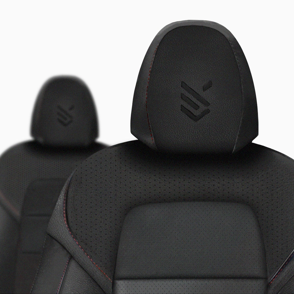 Leather Look Anthracite / Perforated Anthracite - Electrovogue