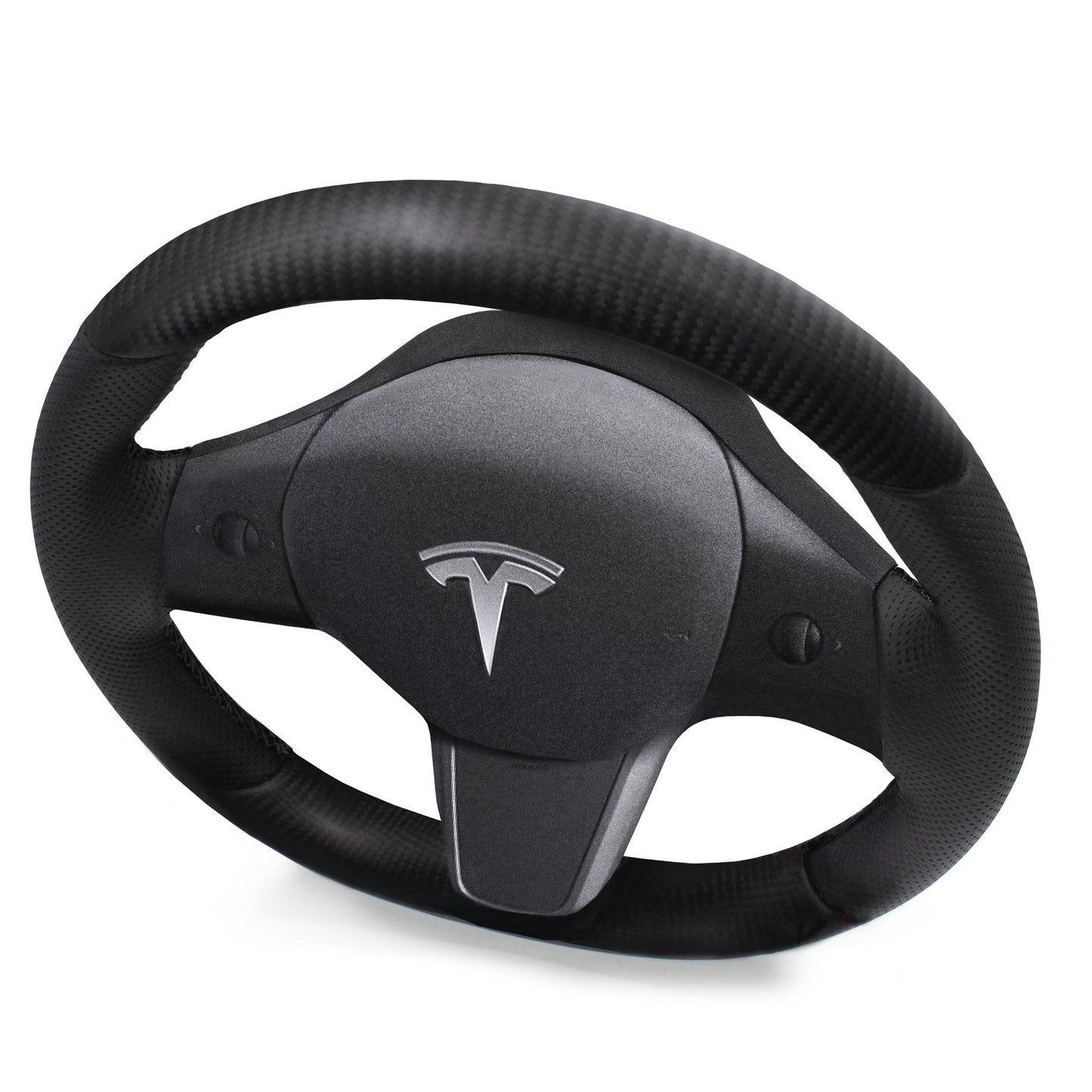 Carbon & Leather Steering Wheel for Tesla Model Y (heated)