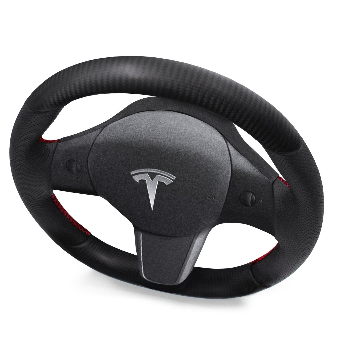 Carbon & Leather Steering Wheel for Tesla Model Y (heated)