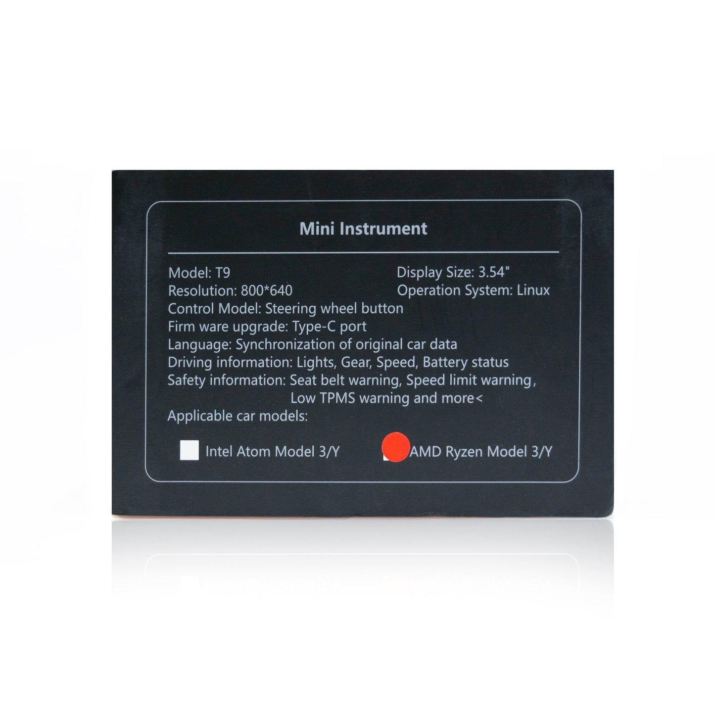 Mini Display Instrument LCD for Tesla Model 3 / Y - Electrovogue