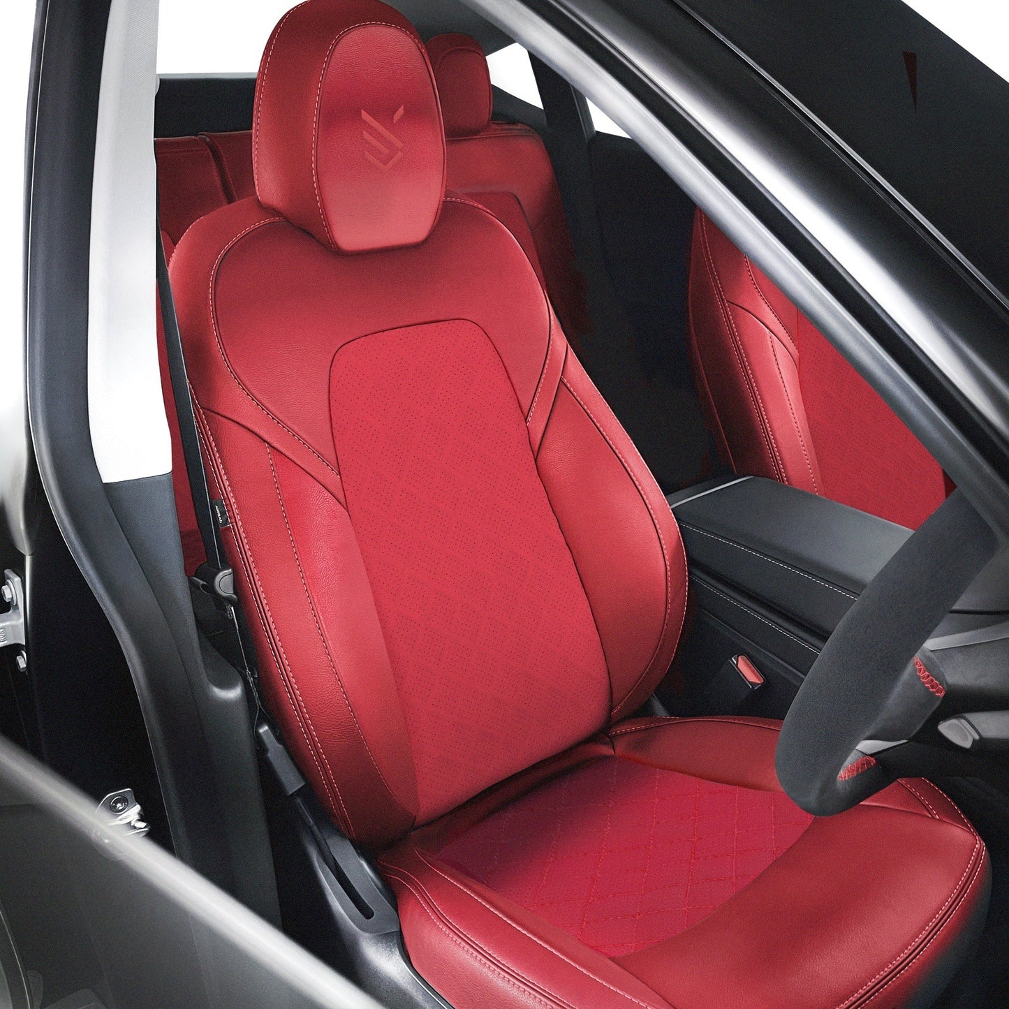 Exclusive Red / Diamond Red / Single Stitching Red