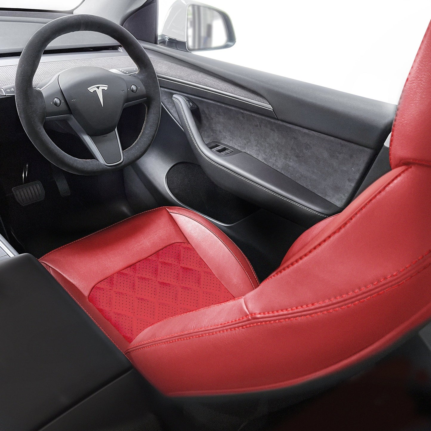 Exclusive Red / Diamond Red / Single Stitching Red