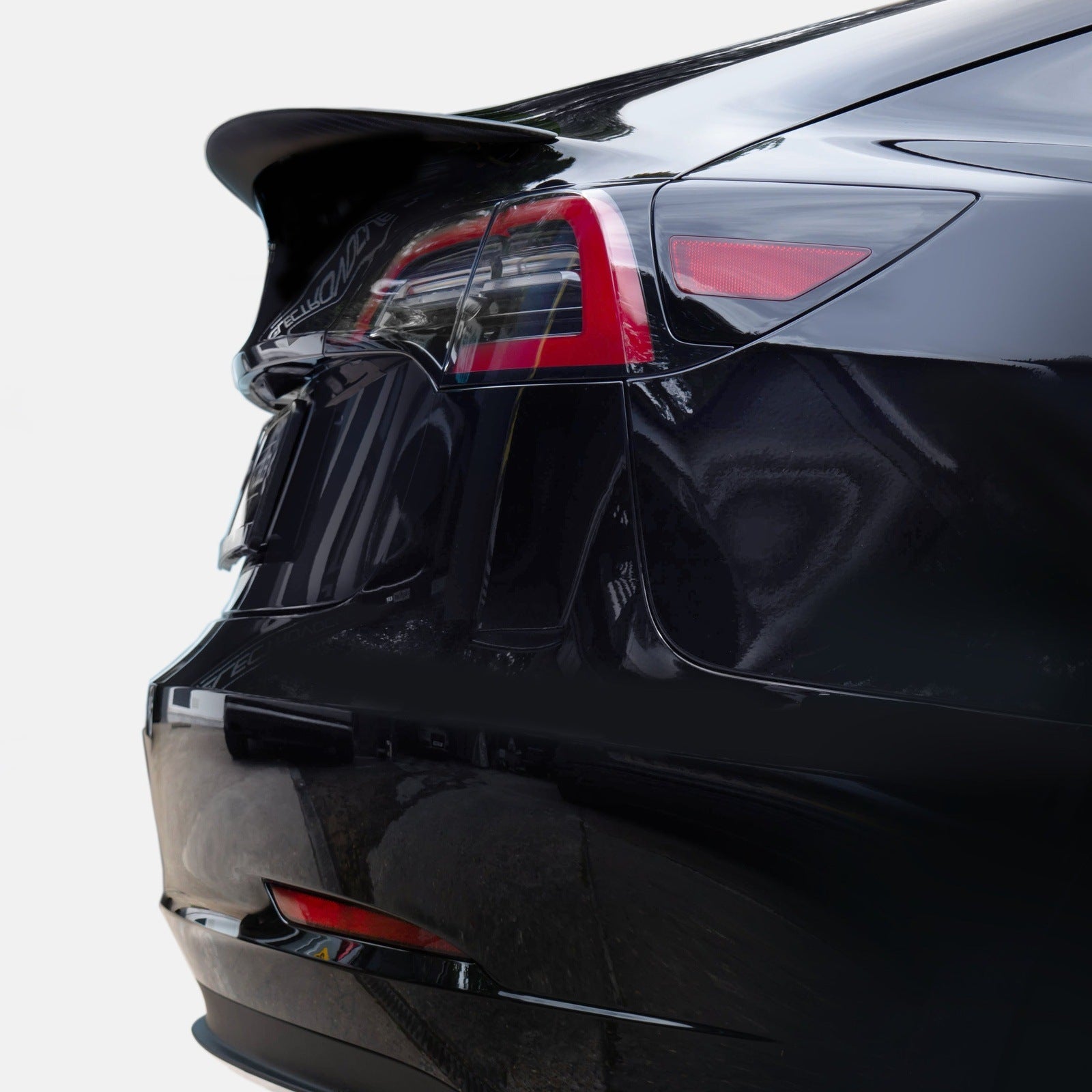 Rear Carbon Spoiler For Tesla Model 3 Electrovogue 5683