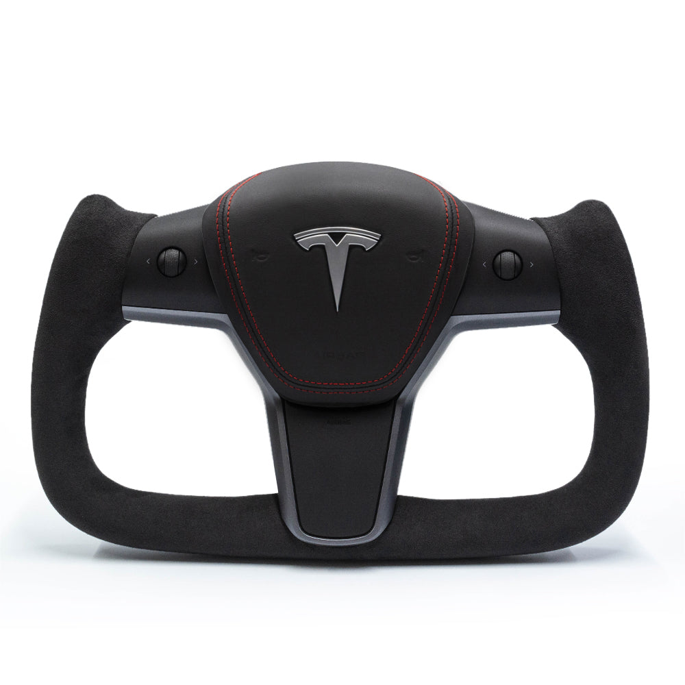 Yoke Alcantara Steering Wheel for Tesla Model Y