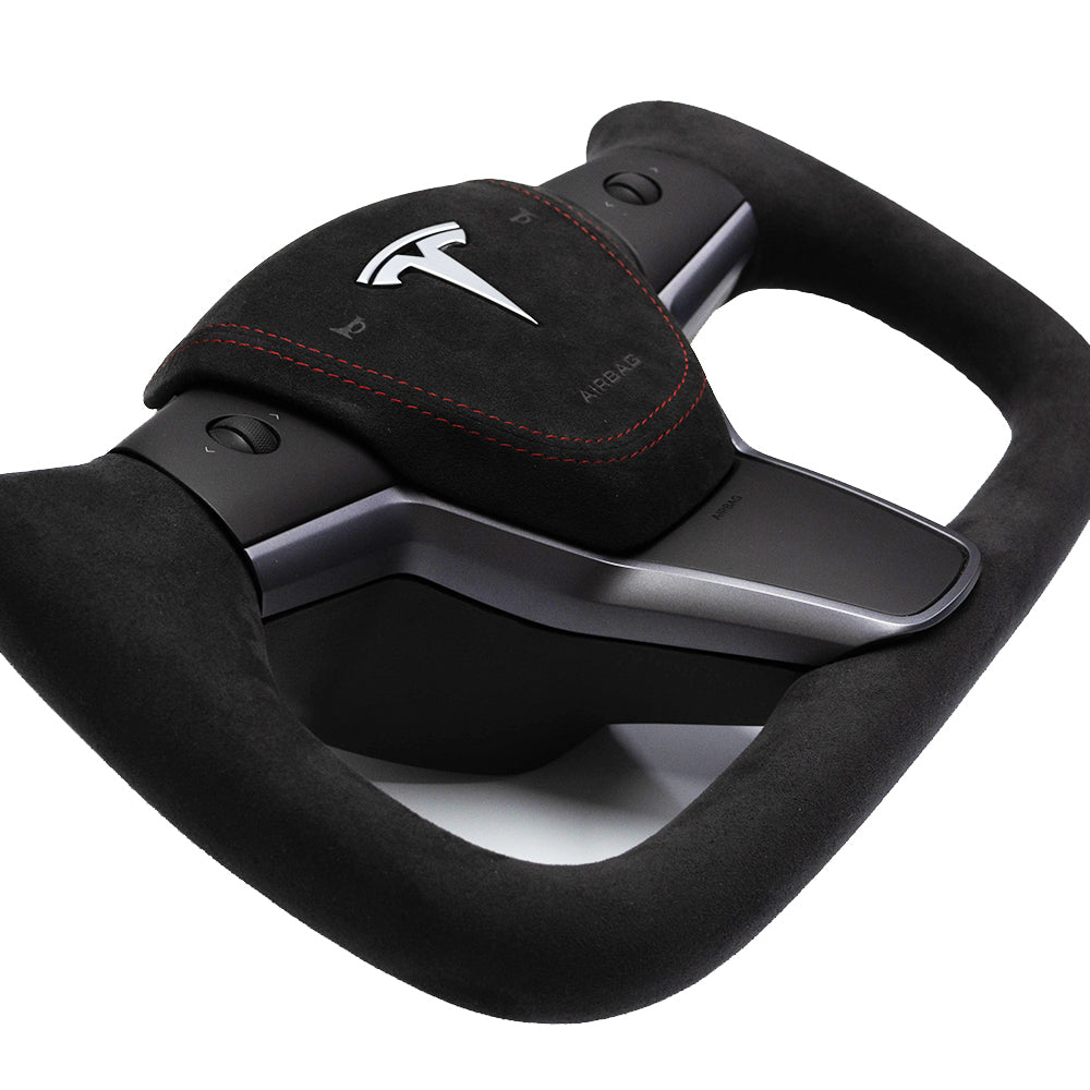 Yoke Alcantara Steering Wheel for Tesla Model Y