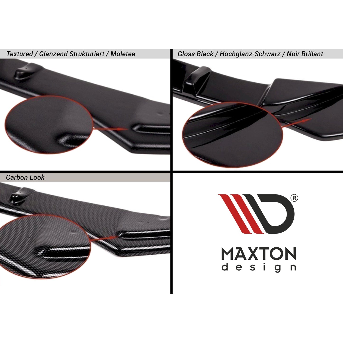 MAXTON® DESIGN Rear Valance / Version 2 for Tesla Model 3 - Electrovogue