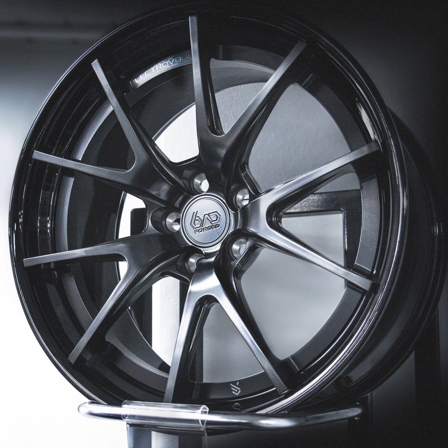 Tesla Model 3 6AD x Electrovogue Aerospace Two Piece 4x 20" Forged Alloy Wheels / Black - Electrovogue