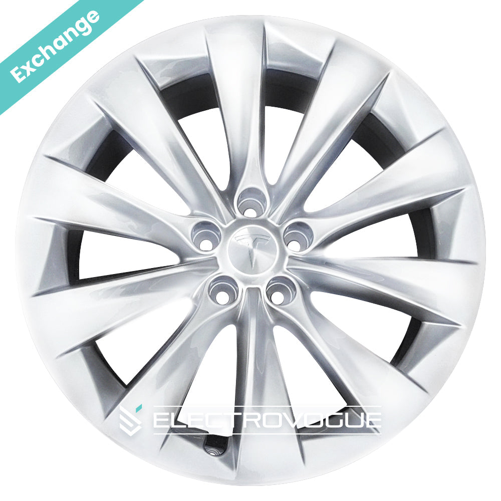 Tesla Model X Slipstream 4x 19" Alloy Wheels / Exchange