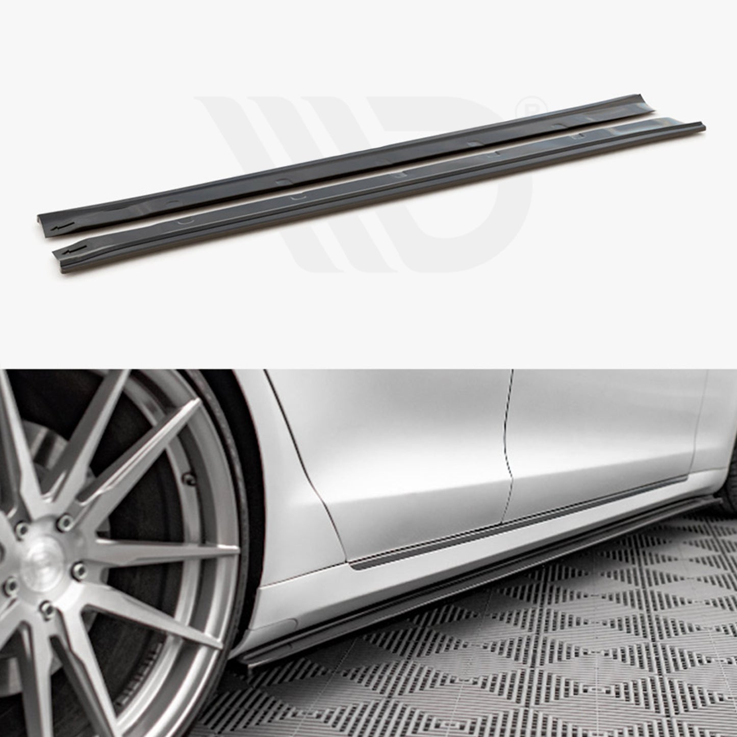 MAXTON® DESIGN Side Skirts Diffusers for Tesla Model S Facelift - Electrovogue