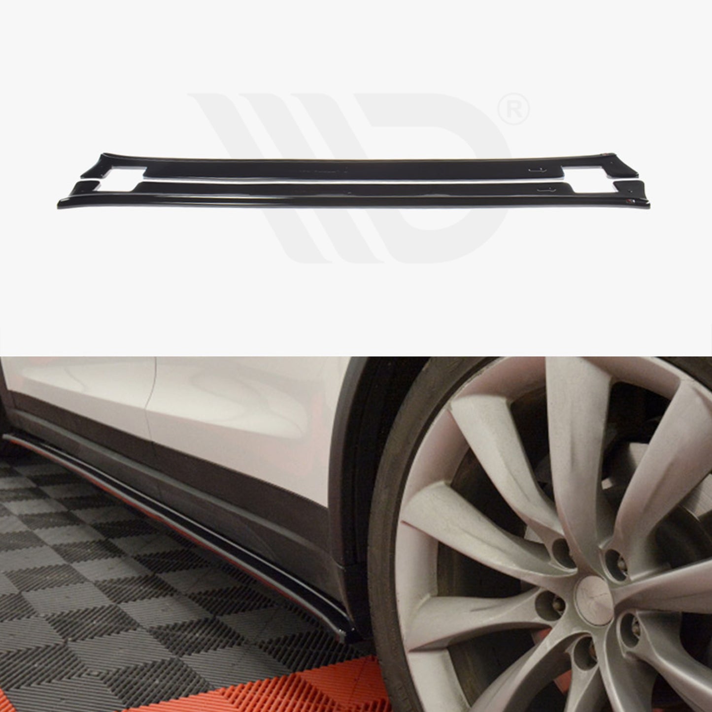 MAXTON® DESIGN Side Skirts Diffusers / Version 1 for Tesla Model X - Electrovogue