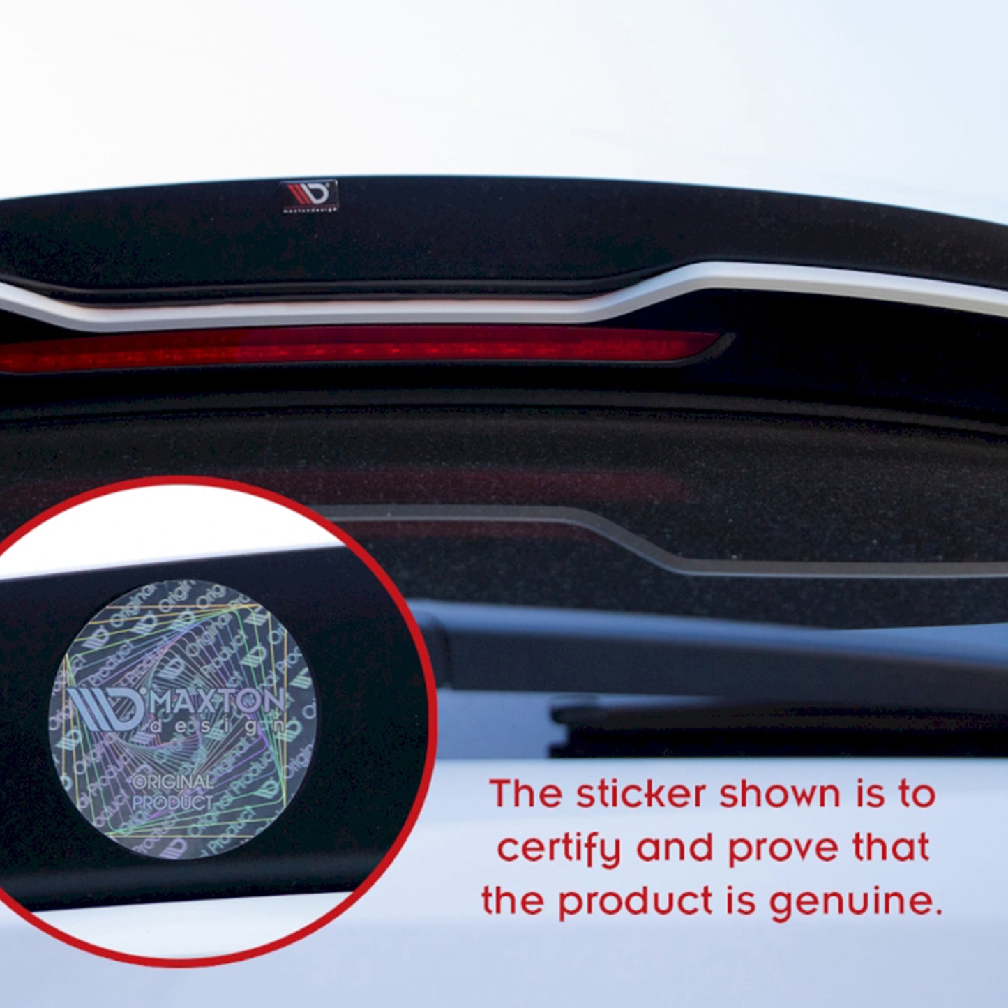 MAXTON® DESIGN Spoiler Extension / Version 2 for Tesla Model X - Electrovogue