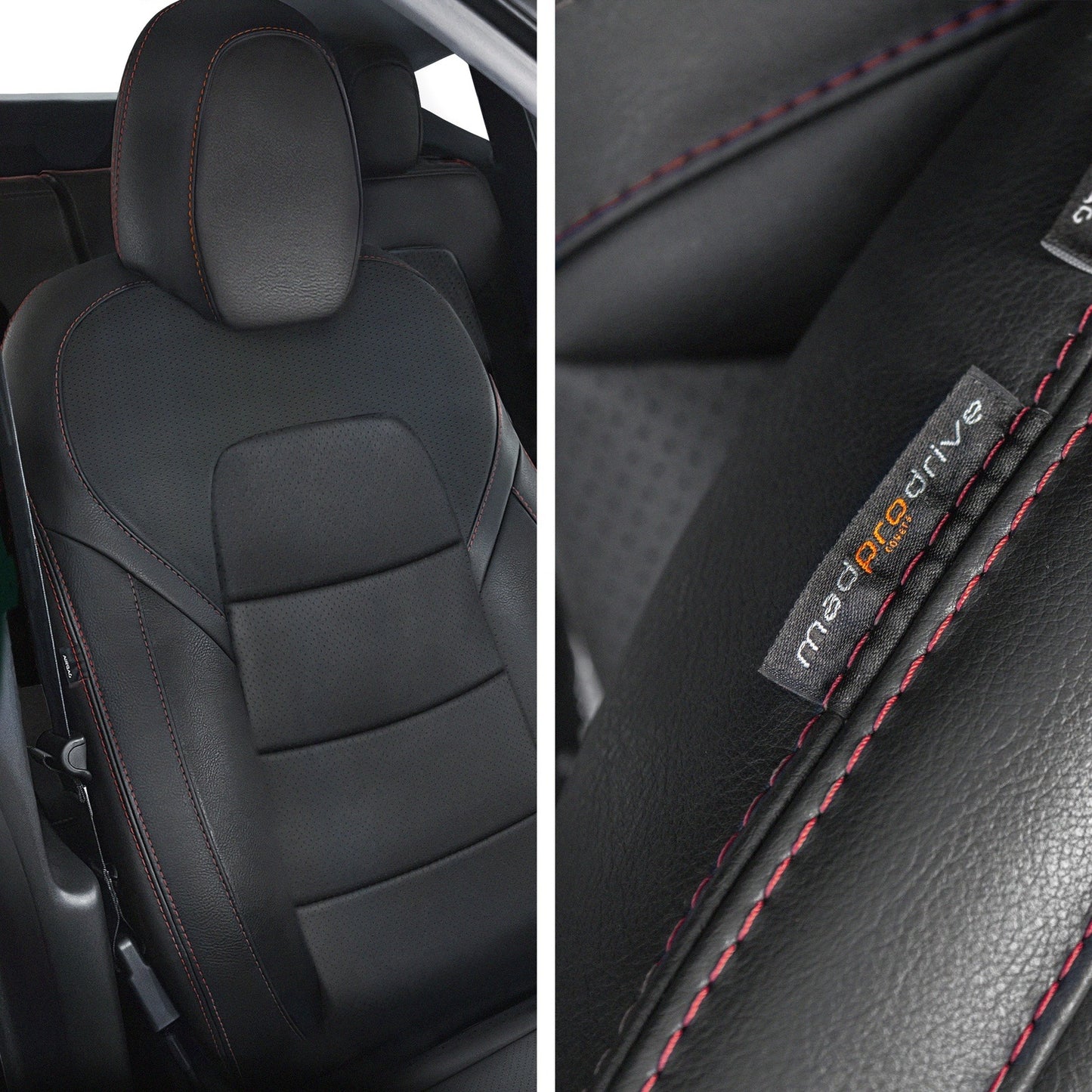 Leather Look Anthracite / Perforated Anthracite - Electrovogue