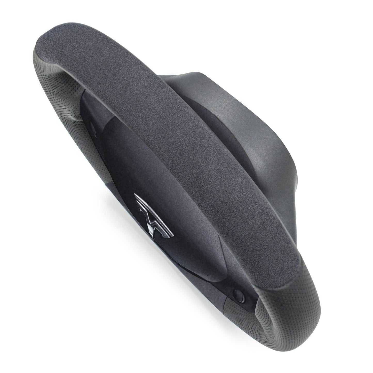 Leather and Alcantara Steering Wheel Re-Trim for Tesla Model Y - Electrovogue