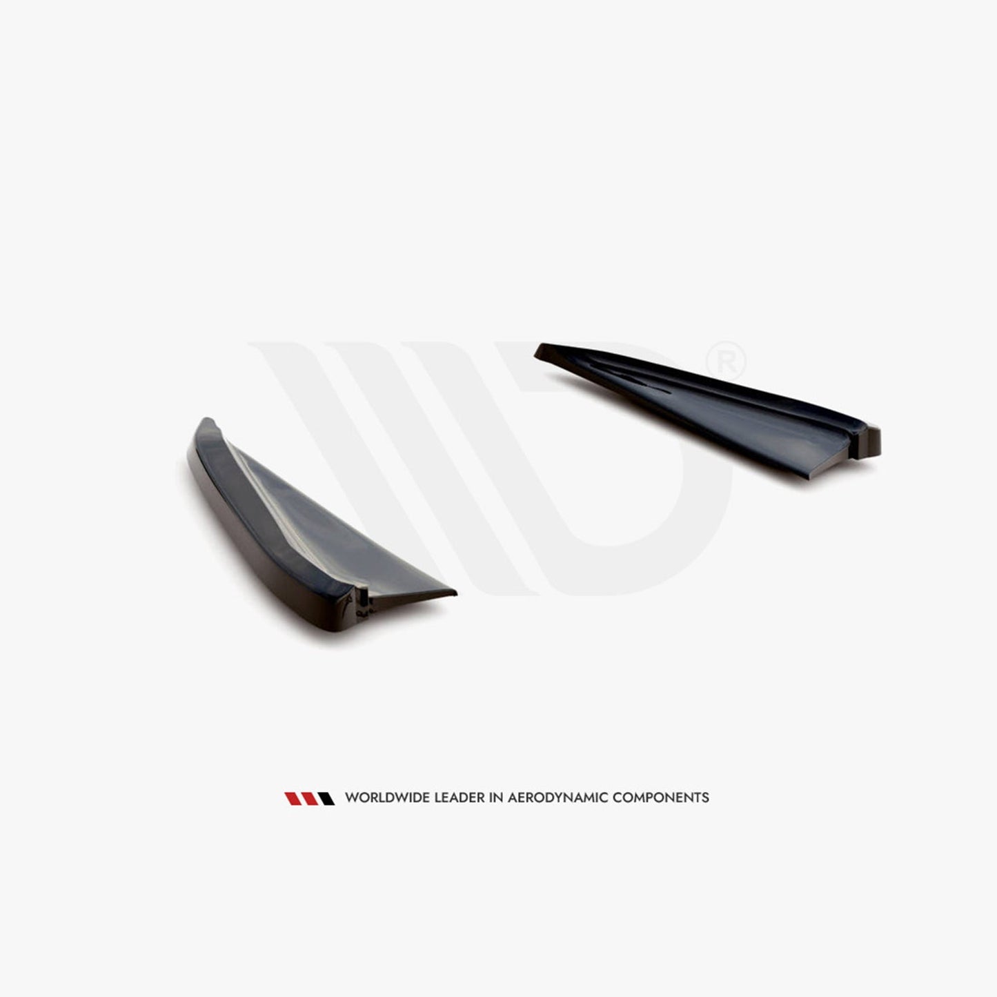 MAXTON® DESIGN Rear Side Splitters / Version 2 for Tesla Model 3