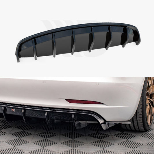 MAXTON® DESIGN Rear Valance / Version 2 for Tesla Model 3 - Electrovogue