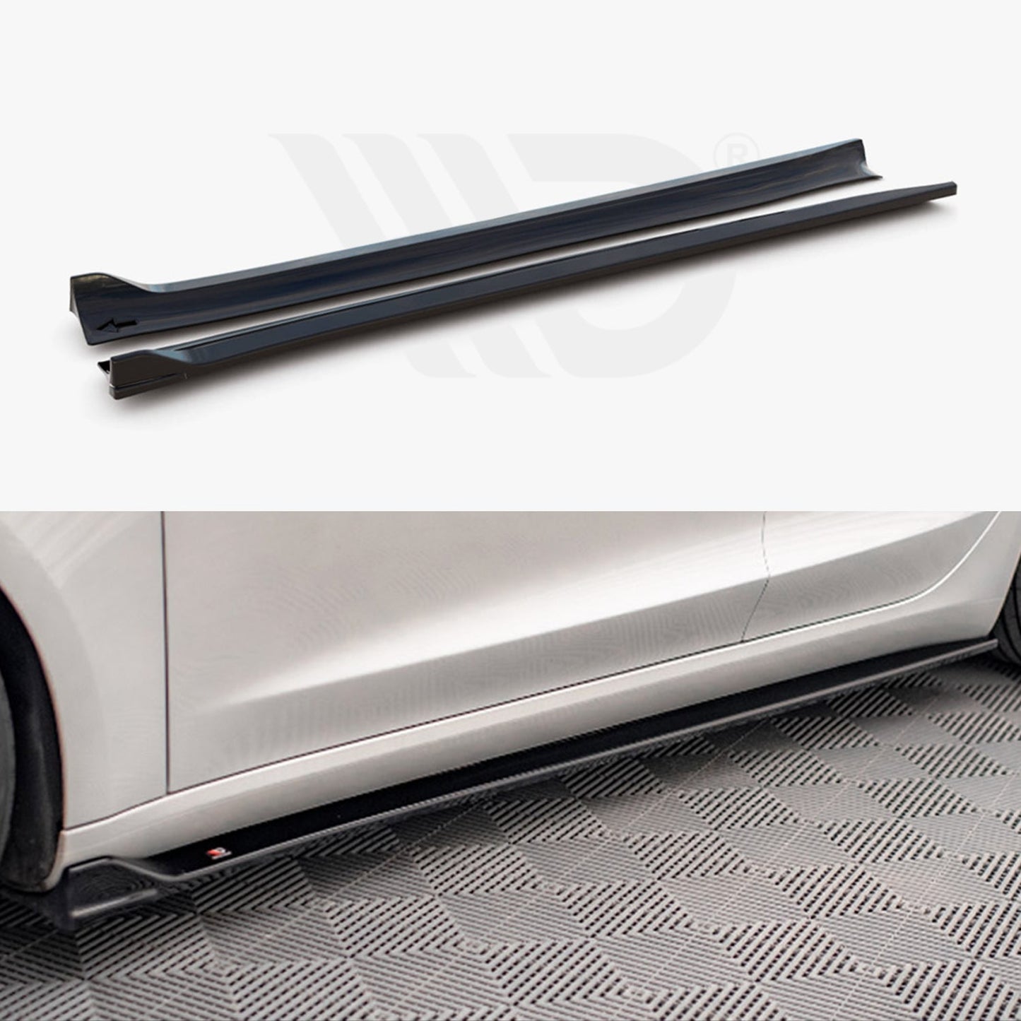 MAXTON® DESIGN Side Skirts Diffusers / Version 2 for Tesla Model 3 - Electrovogue