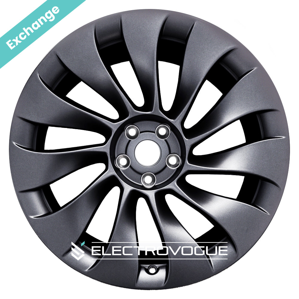 Tesla Model 3 Uberturbine 4x 20" Alloy Wheels / Exchange - Electrovogue