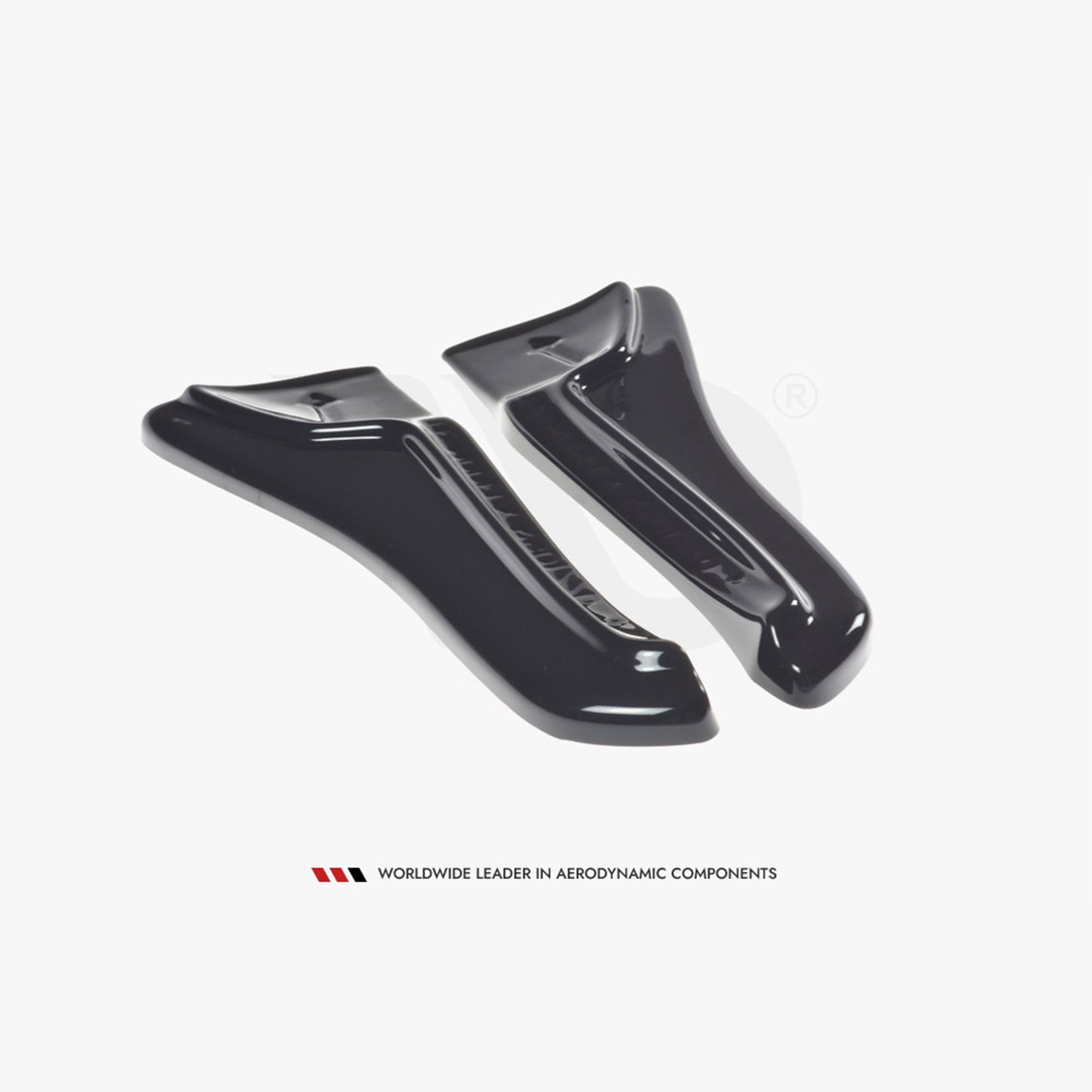 MAXTON® DESIGN Rear Side Splitters / Version 1 for Tesla Model X - Electrovogue