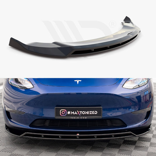 MAXTON® DESIGN Front Splitter / Version 2 for Tesla Model Y - Electrovogue
