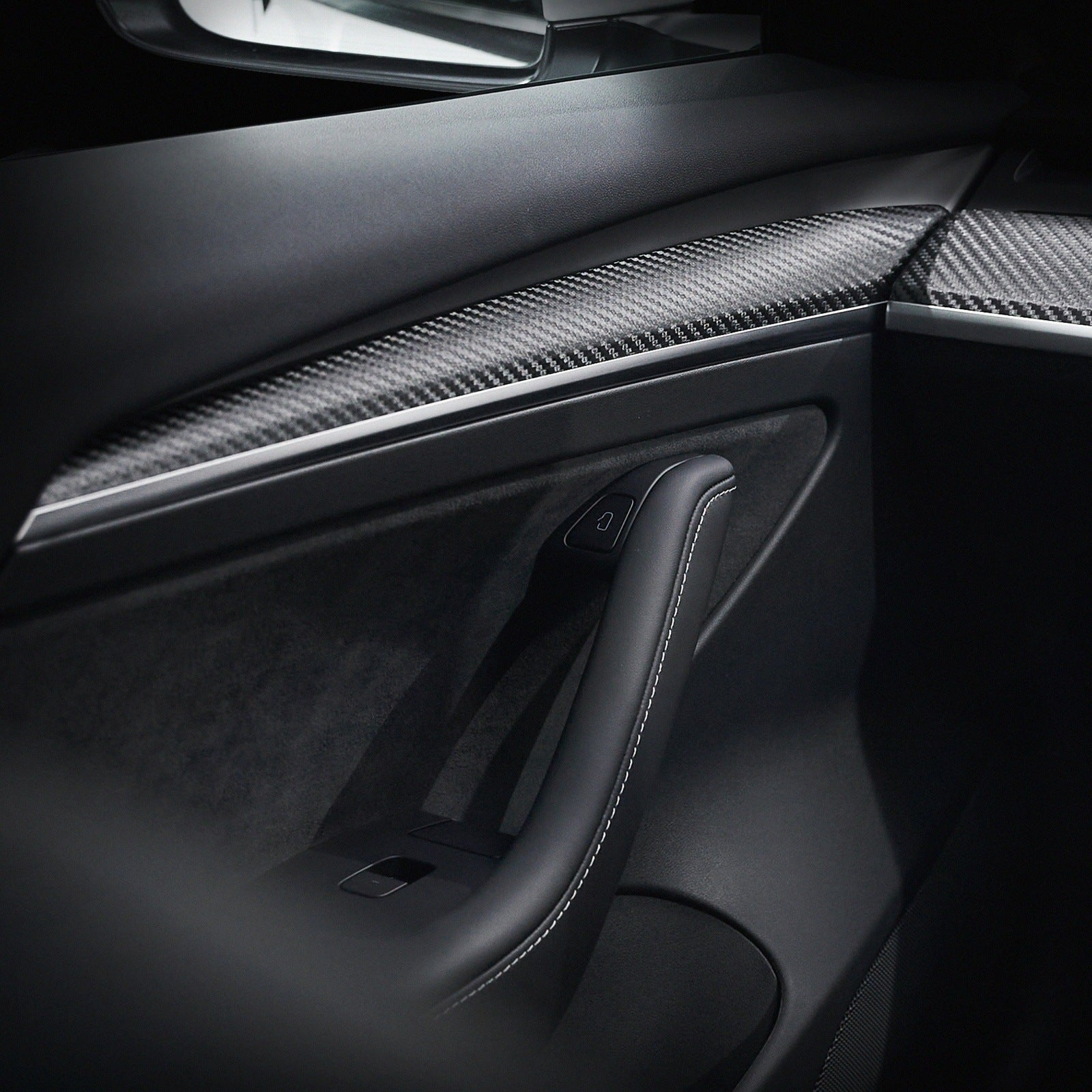 Carbon Dashboard for Tesla Model 3 / Y - Electrovogue