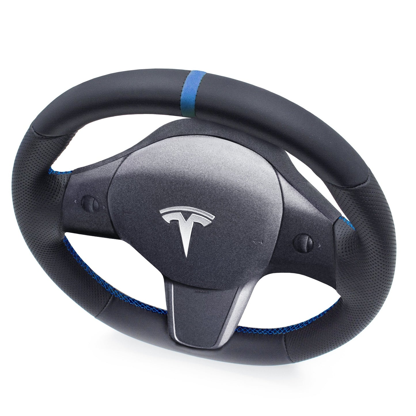 Leather Steering Wheel Re-Trim for Tesla Model 3
