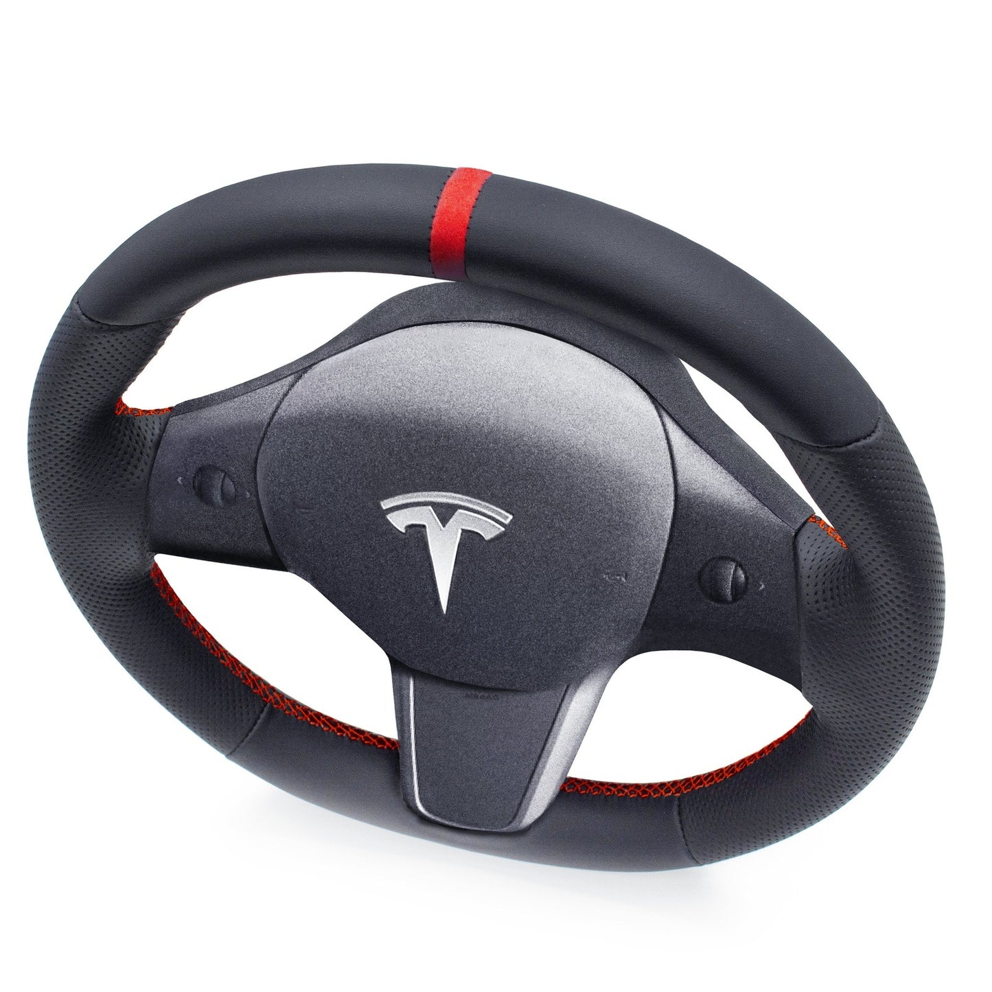 Leather Steering Wheel Re-Trim for Tesla Model 3