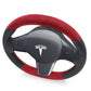 Leather and Alcantara Steering Wheel Re-Trim for Tesla Model 3