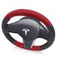 Leather and Alcantara Steering Wheel Re-Trim for Tesla Model Y